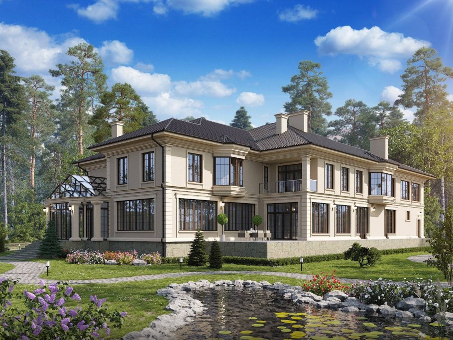 Проекты элитных коттеджей