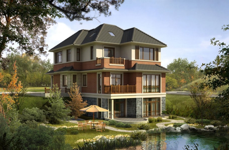 Три коттеджа