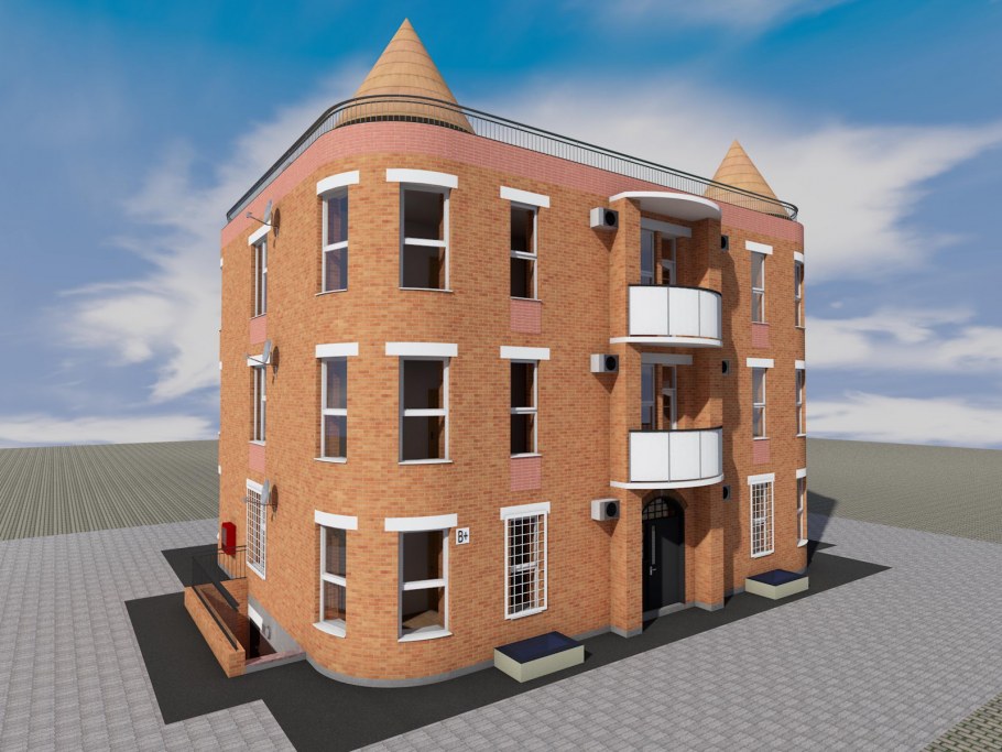 Жилой дом 3 этажа