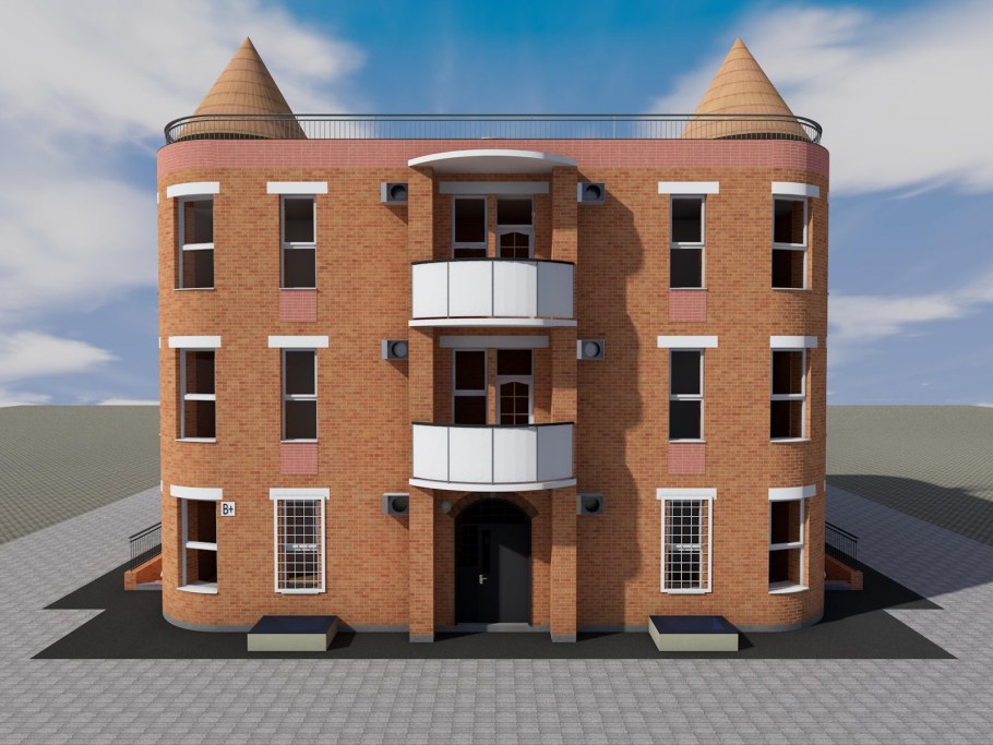 Жилой дом 3 этажа