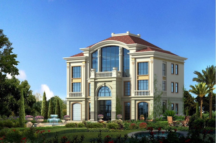 Трехэтажный частный дом