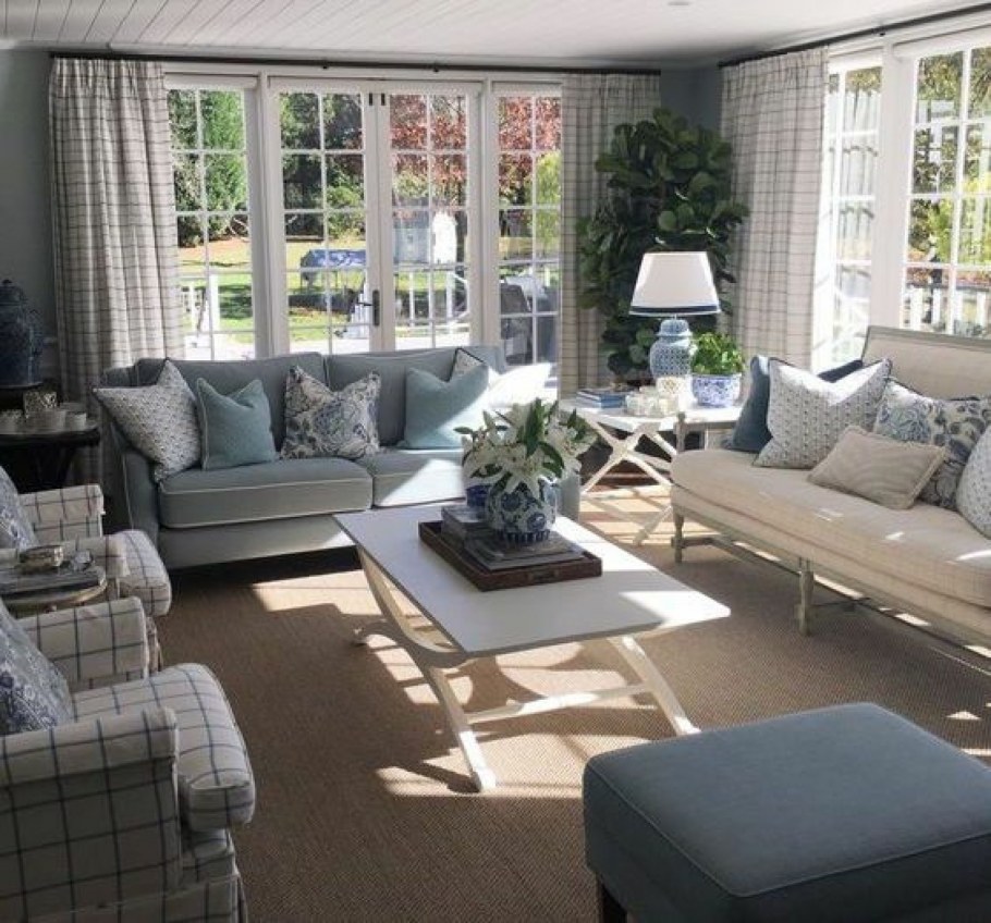 Гостиная в американском доме