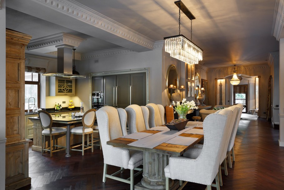 Гостиная в американском доме