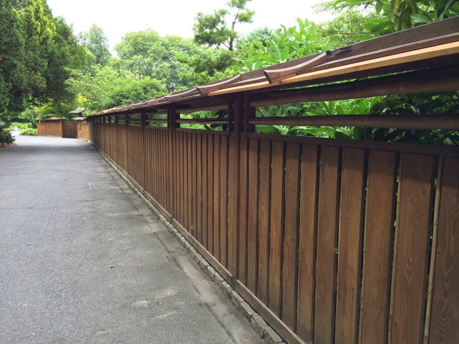 Деревянные заборы в Японии