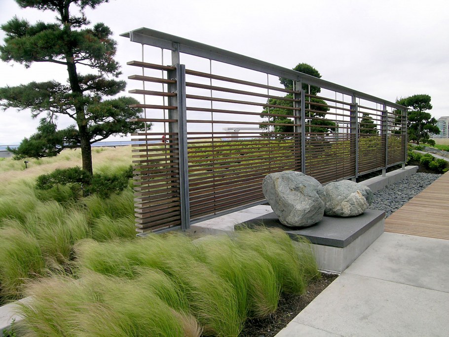 Сад на крыше в деревне Нью-Ланарк (Шотландия)