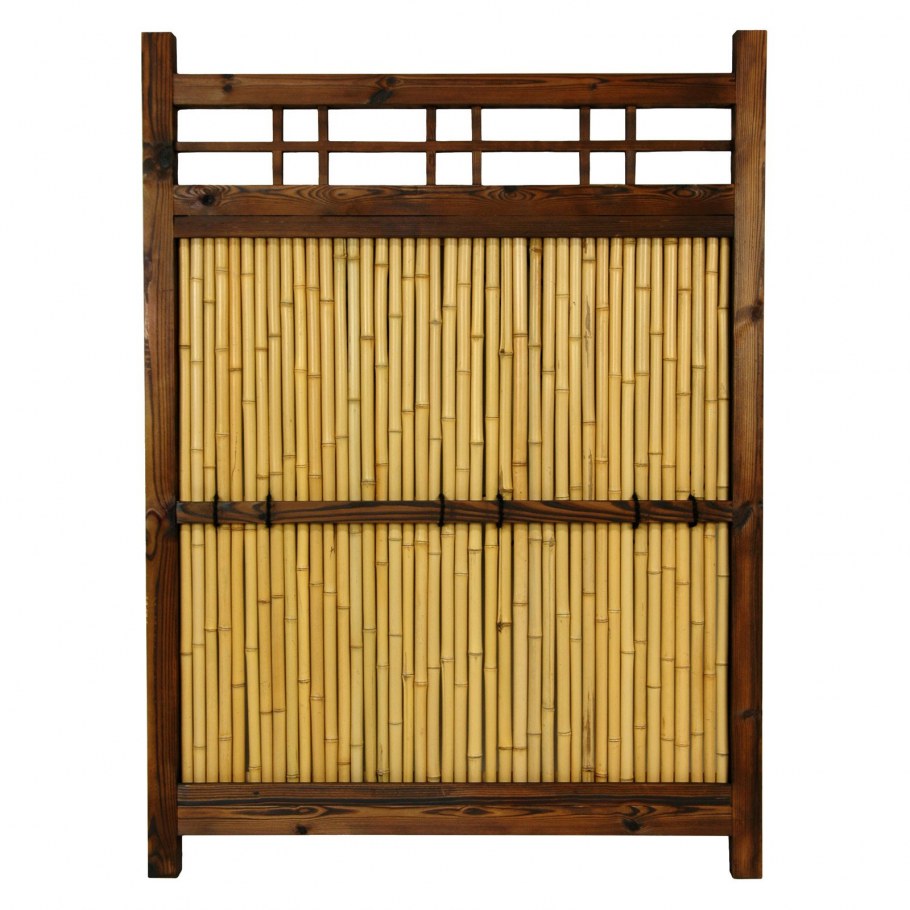Японский забор из бамбука