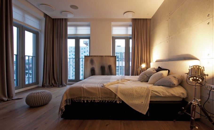 Панорамныеиокгна в спальне
