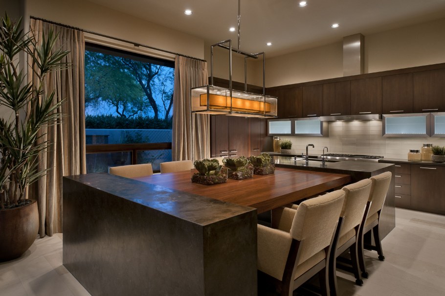 Контемпорари стиль в интерьере кухни