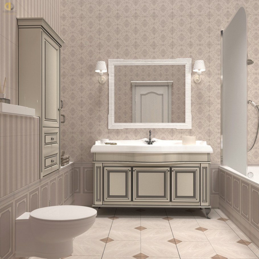 Ванная в стиле Неоклассика