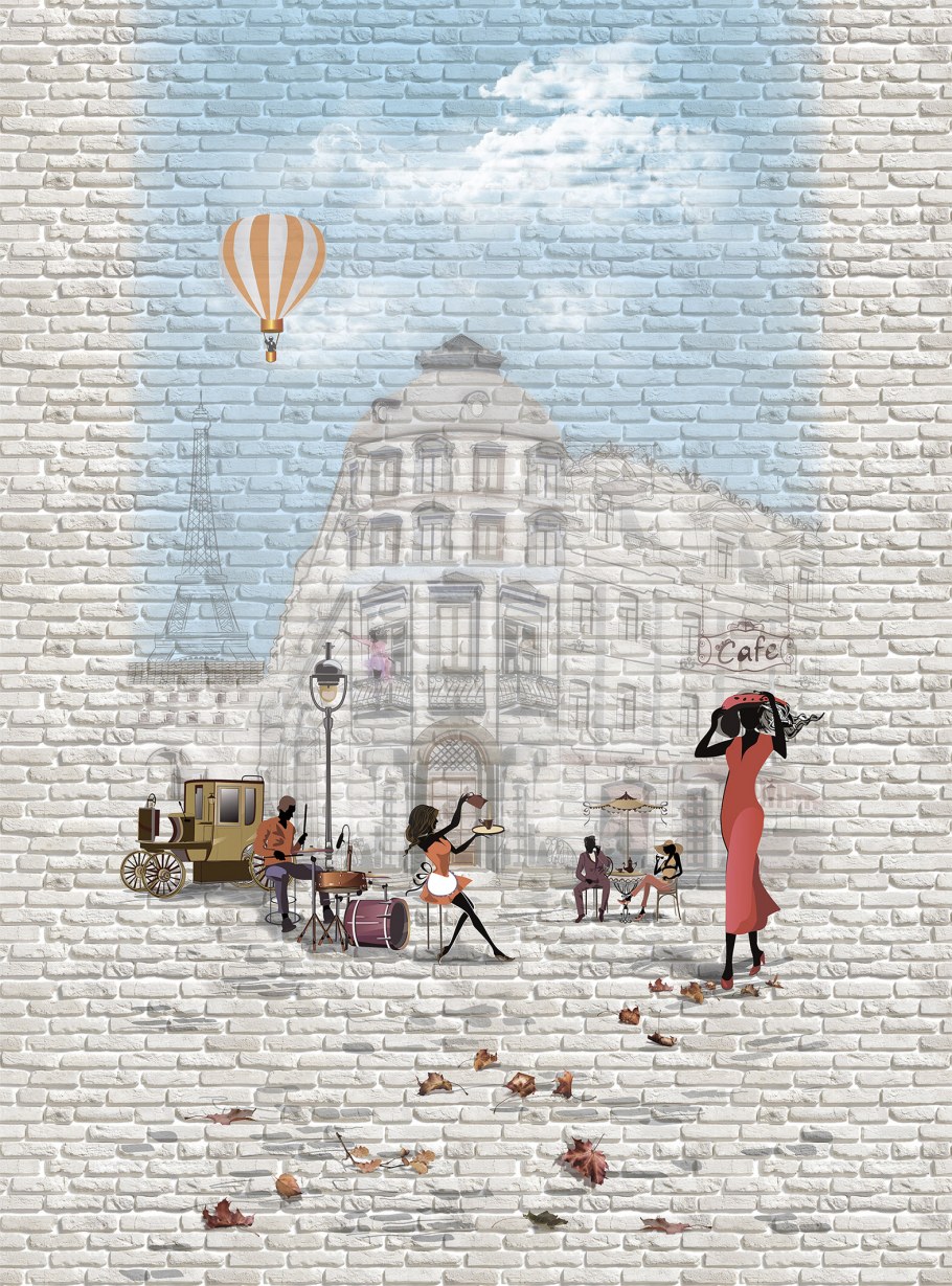 Панно ПВХ панель город