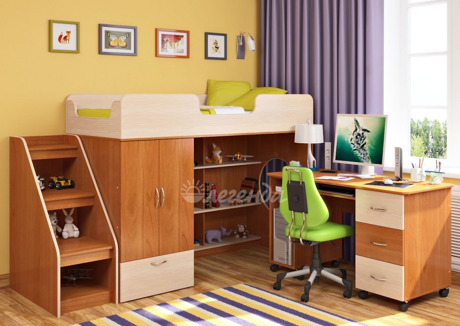 Детская кровать чердак Легенда 3