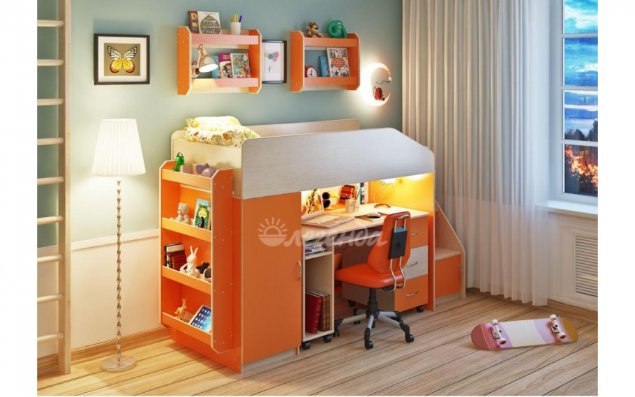Кровать чердак Легенда 4.3