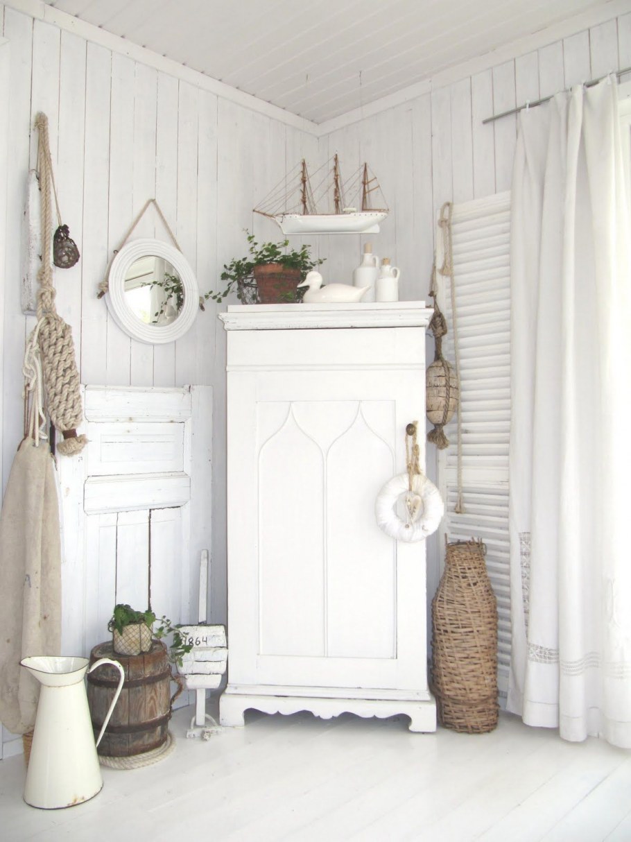 Вагонка в интерьере шебби-Шик