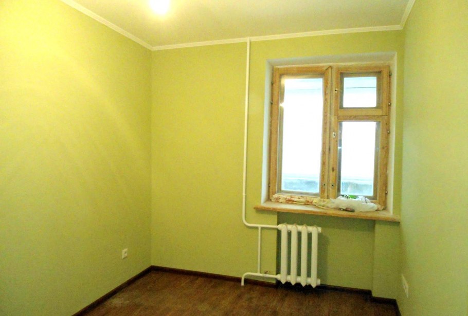 Крашеные стены в хрущевке