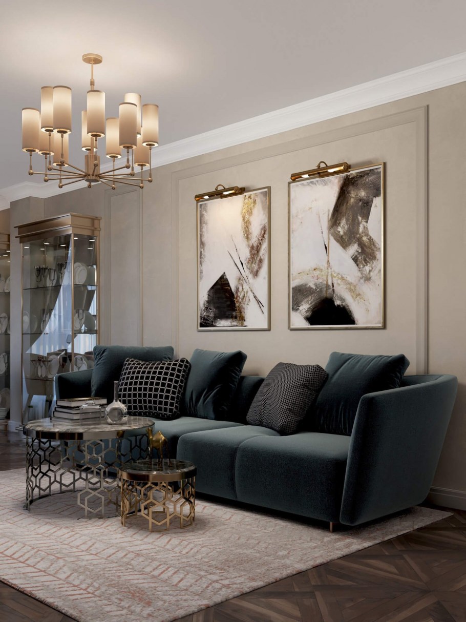 Гостиная Неоклассика Италия Кристофер Гай