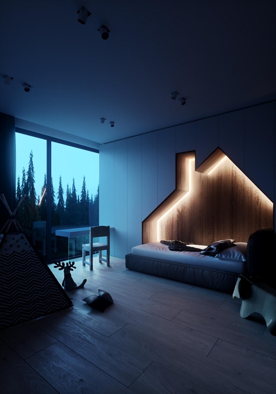 Комната ночью