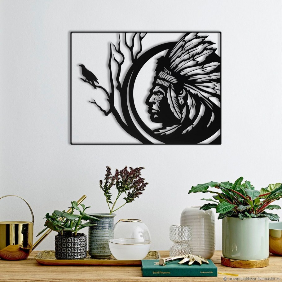 Настенный декор Silver Branches