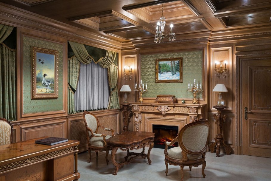 Староанглийский интерьер