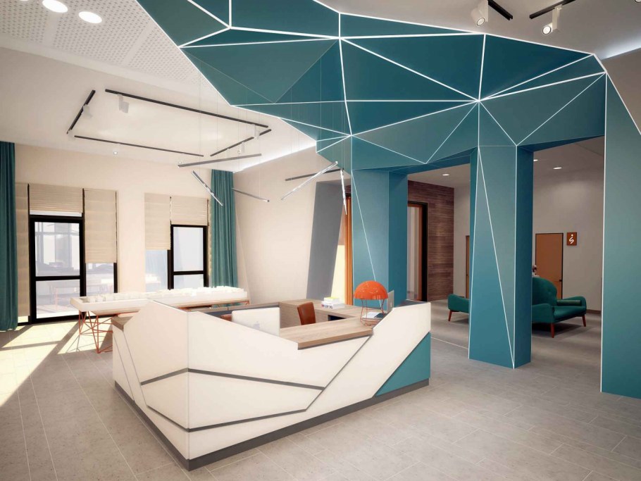 Офис продаж интерьер