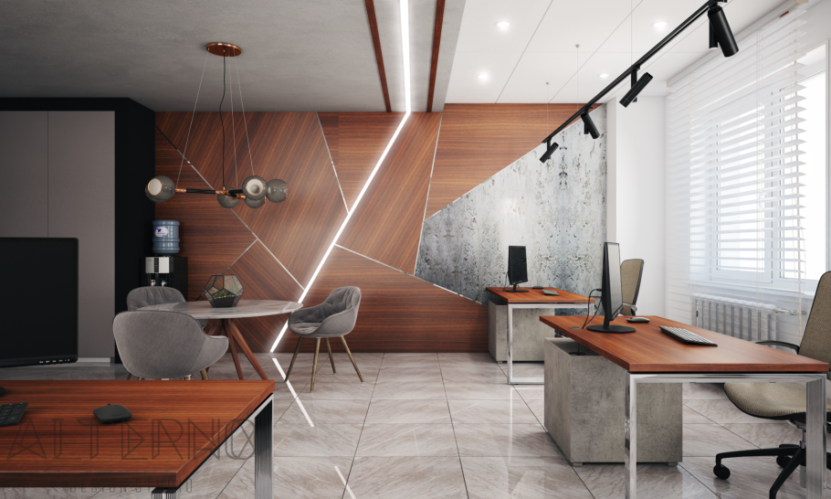 Интерьер офиса программистов