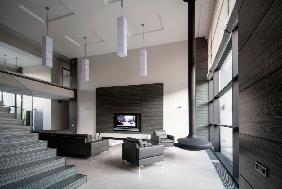 Внутренняя отделка коттеджа Минимализм