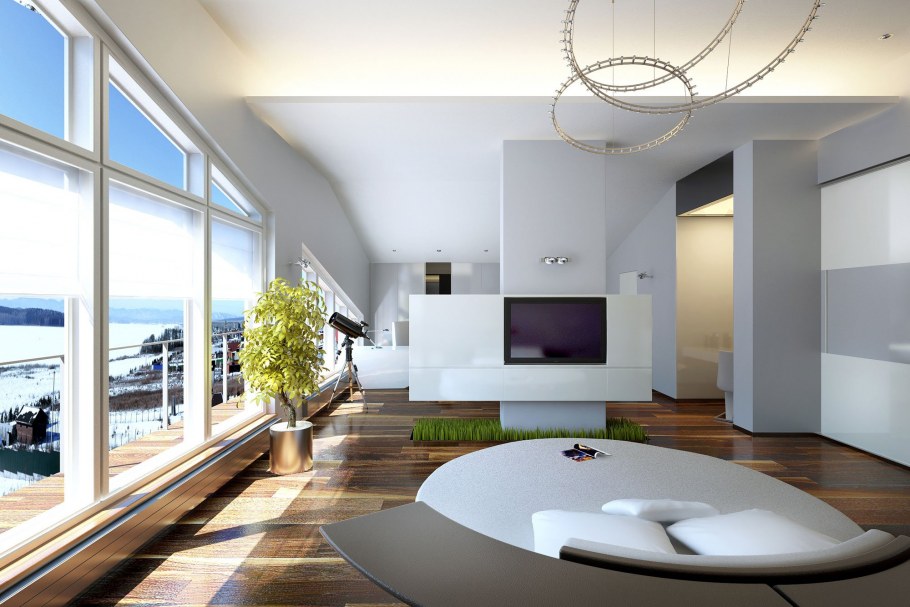 Интерьер коттеджа в стиле Минимализм