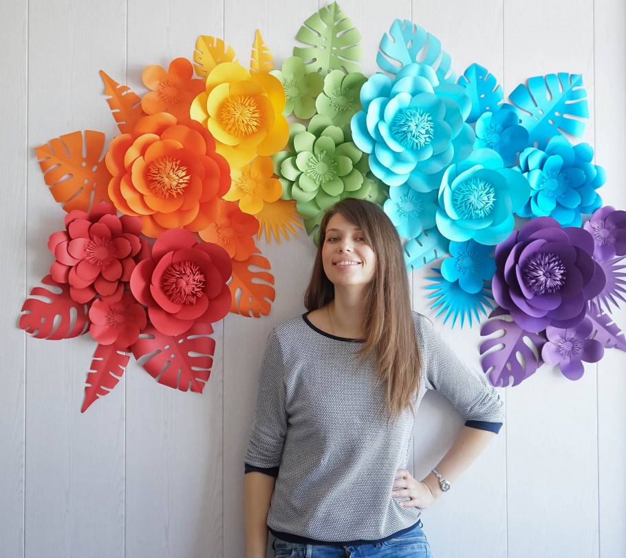 Большие цветы для декора