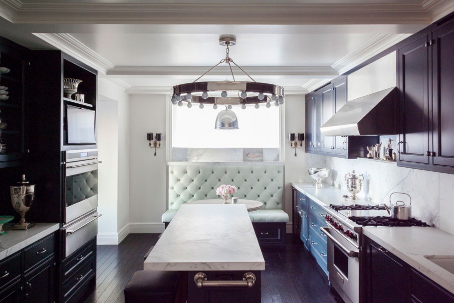 Кухня в стиле арт деко в малогабаритной