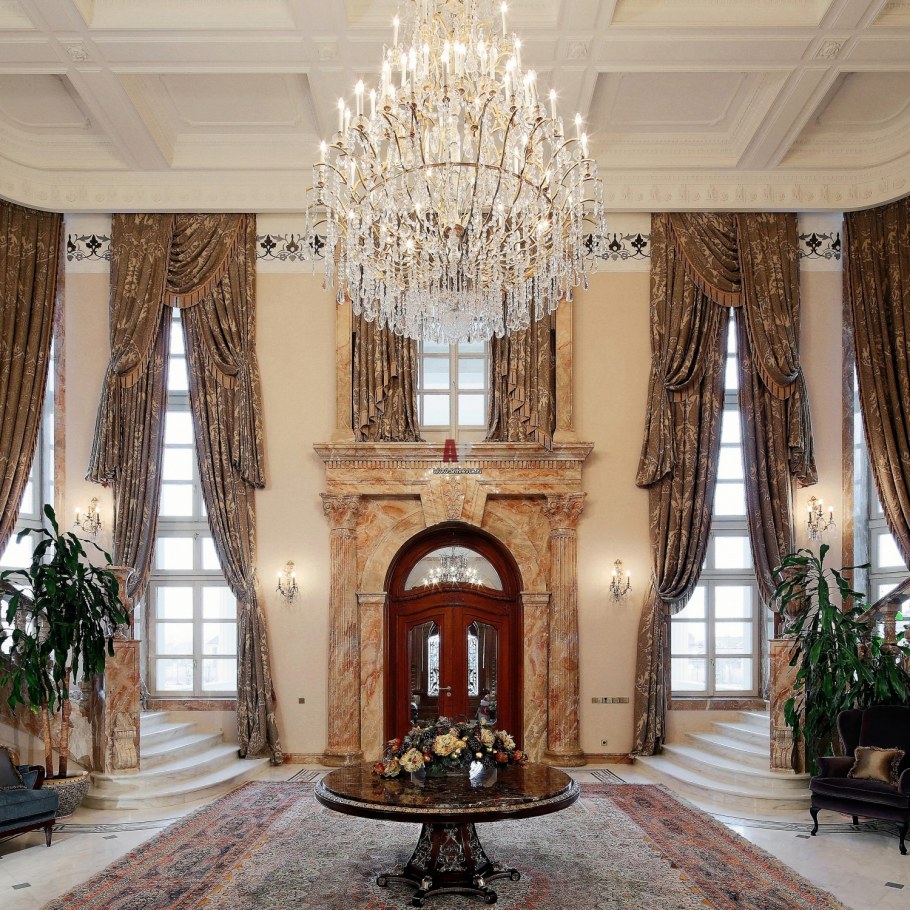 Шторы в замковом стиле