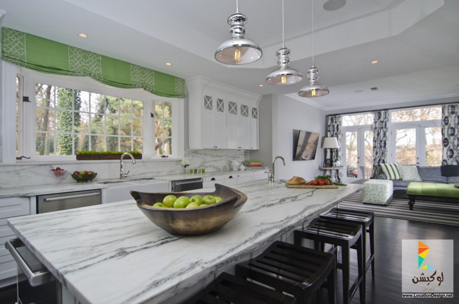 Интерьер кухни для большой семьи