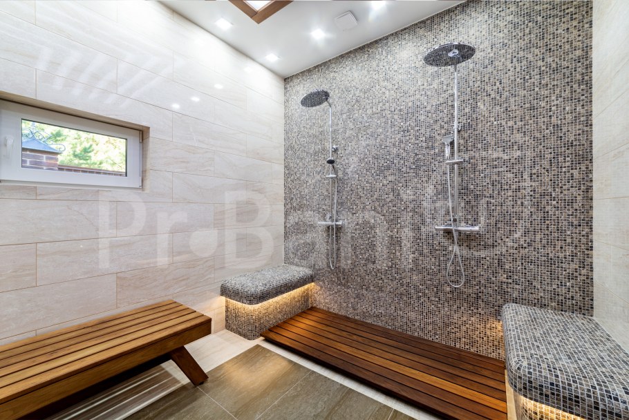 Душ в Банном комплексе