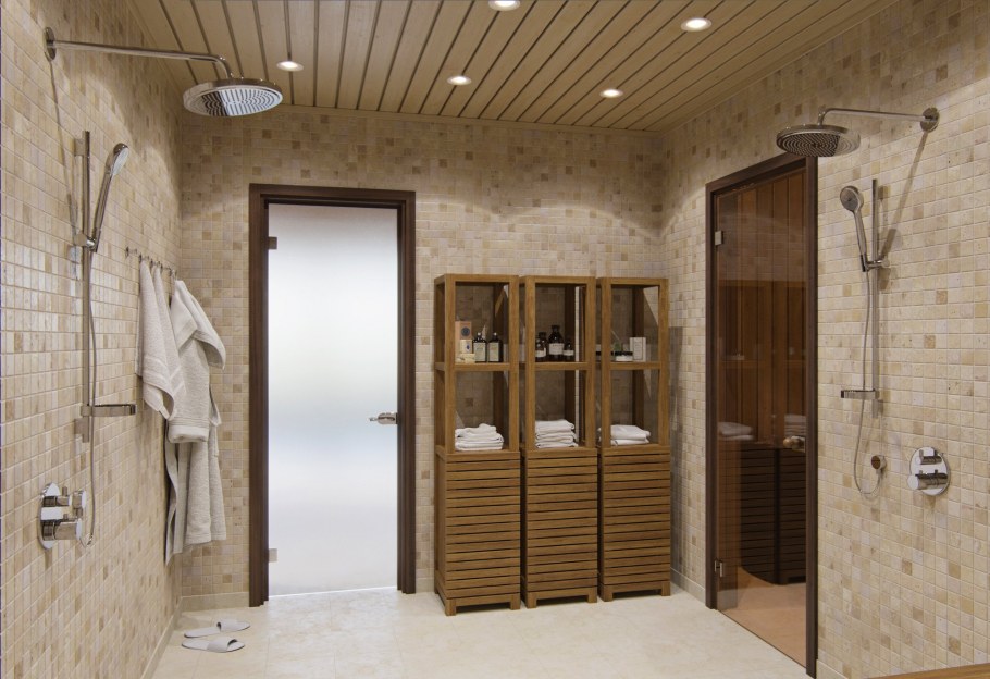 Интерьер банного комплекса