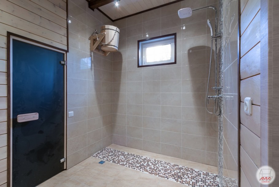 Душевая с ведром