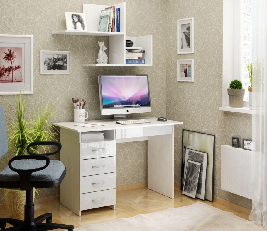 Письменный стол Милан-1 глянец