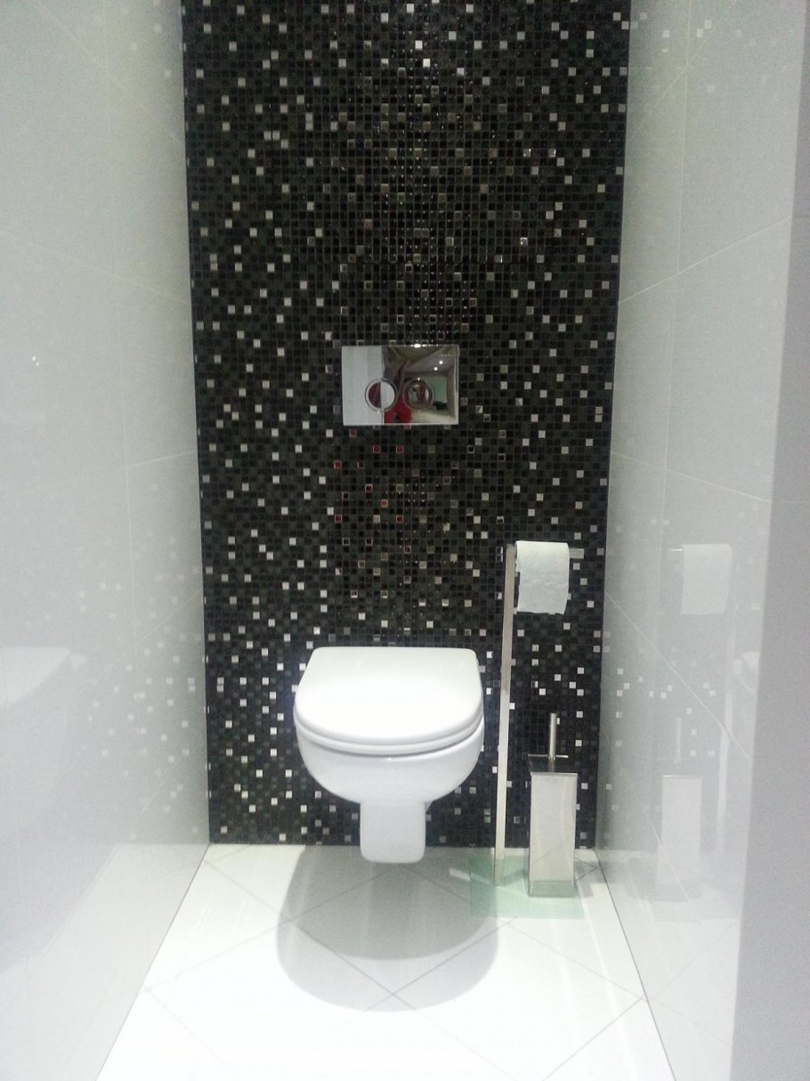 Черная ванная комната