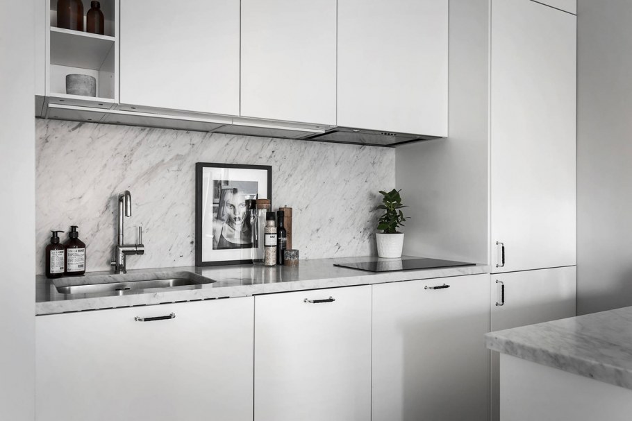 Кухня монохром