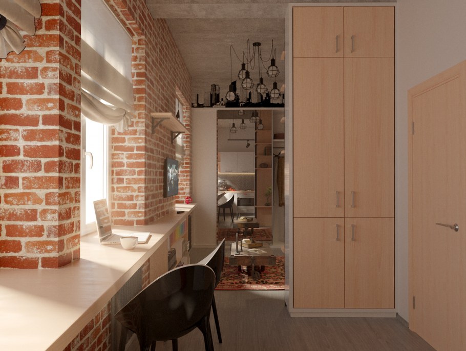 Малогабаритные квартиры в стиле лофт