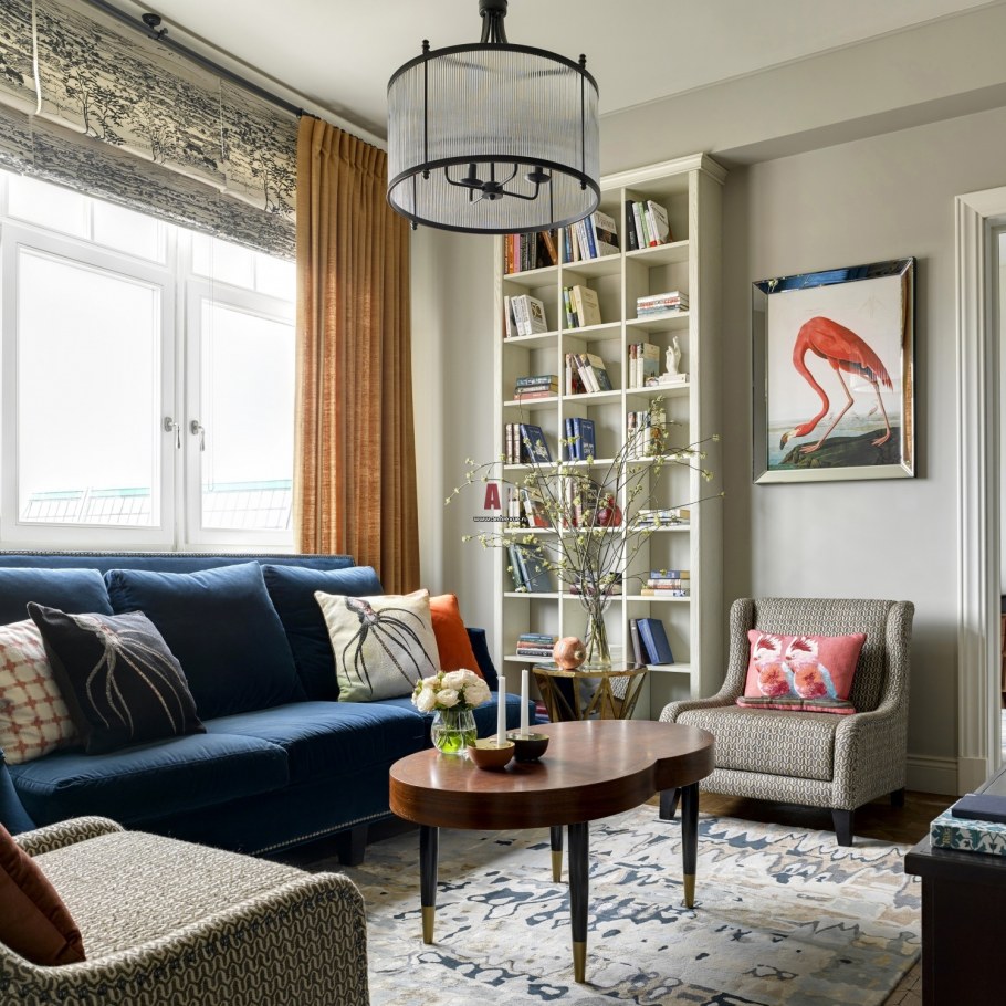 Маленькая гостиная в стиле Фьюжн