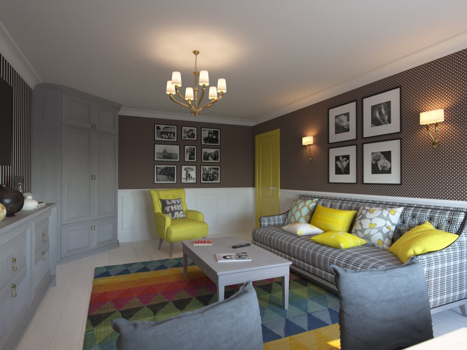 Маленькая квартира в стиле Фьюжн