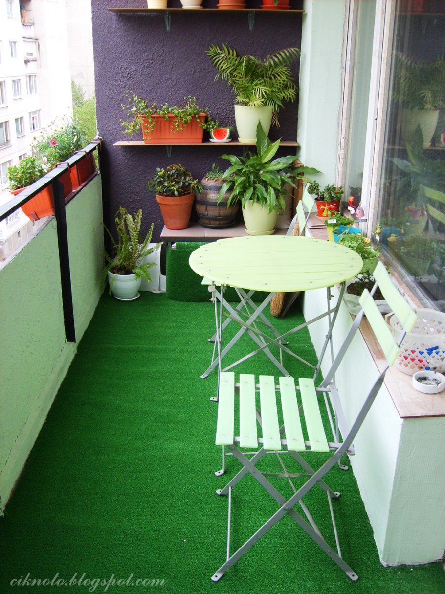 Интерьер балкона