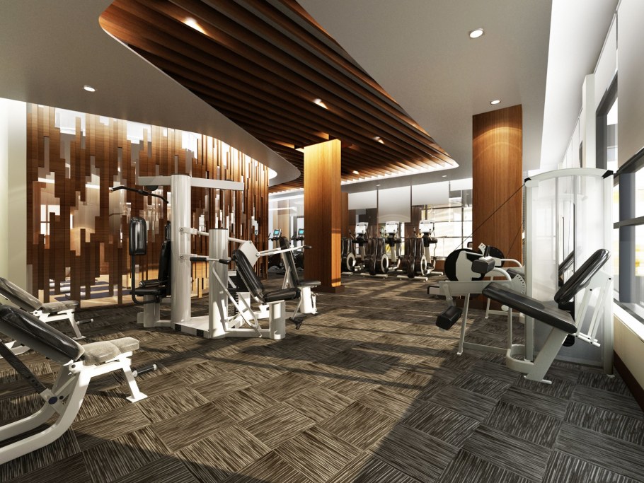 Спортзал интерьер