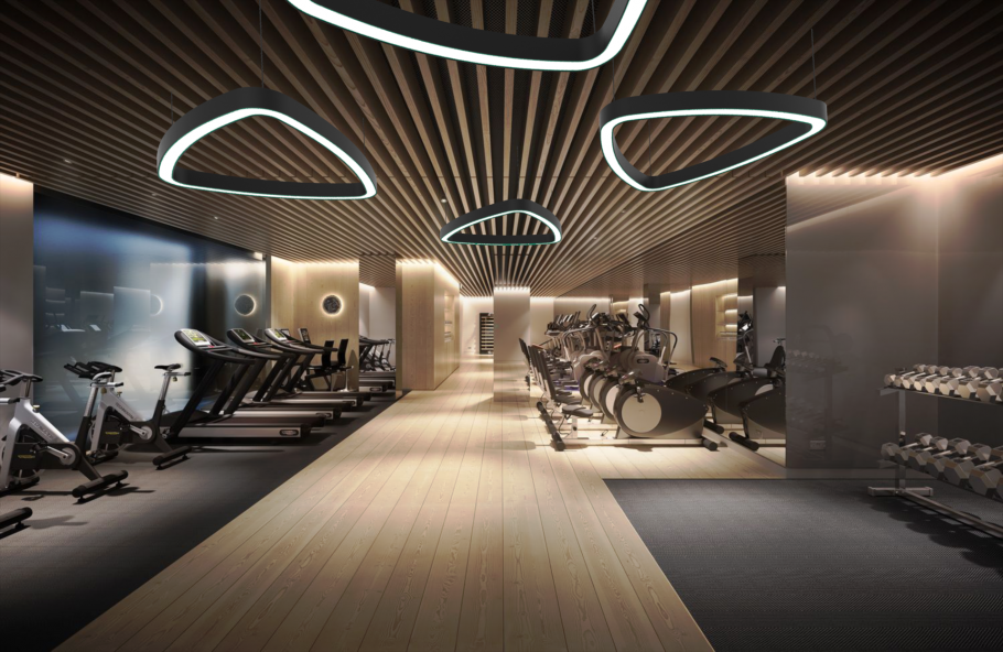 Интерьер тренажерного зала