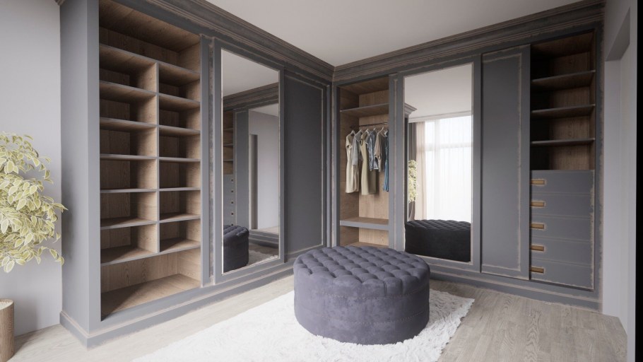 Узкие гардеробные