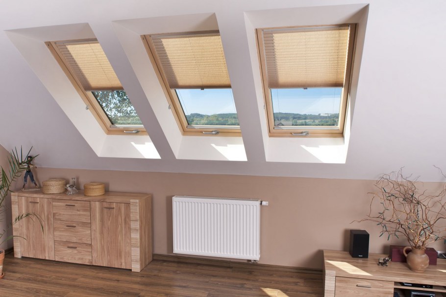 Мансардная крыша с окнами