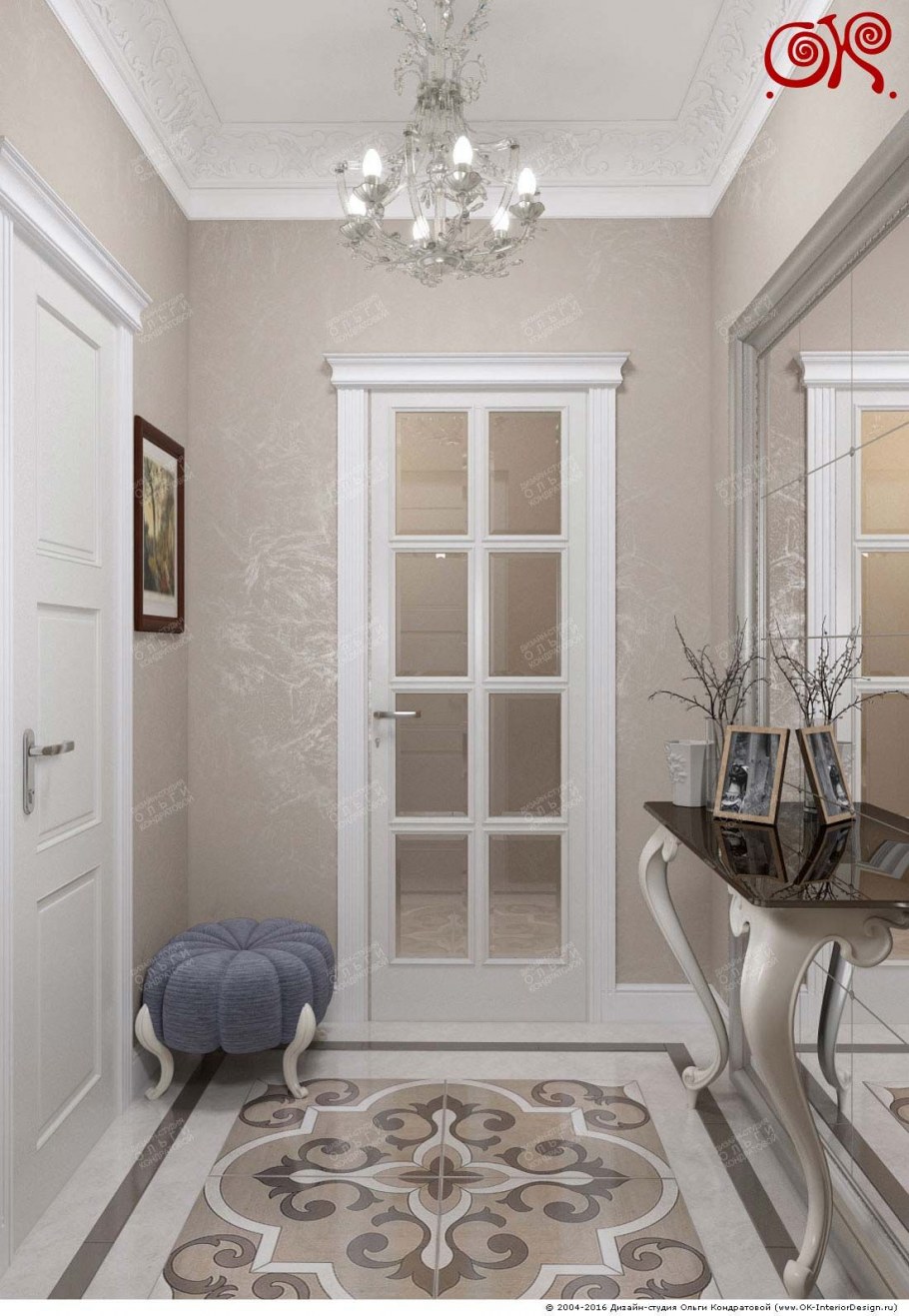 Коридор в темных тонах