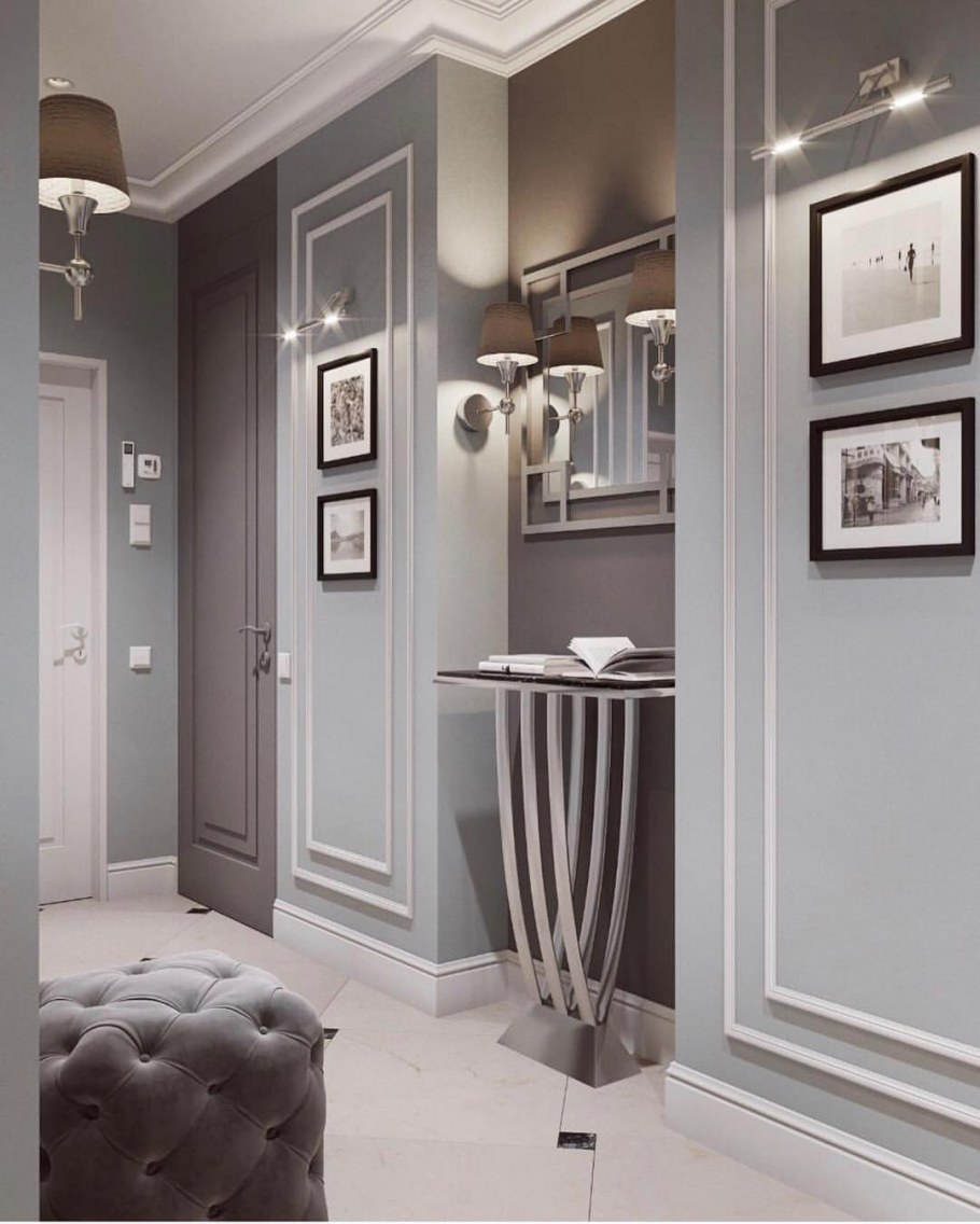 Прихожая кофейного цвета