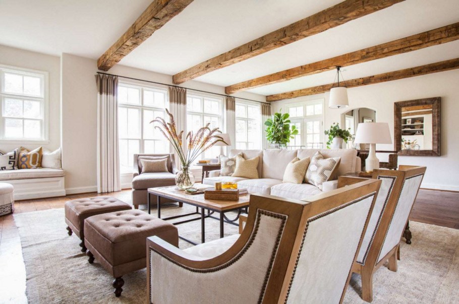 Американский колониальный стиль в интерьере