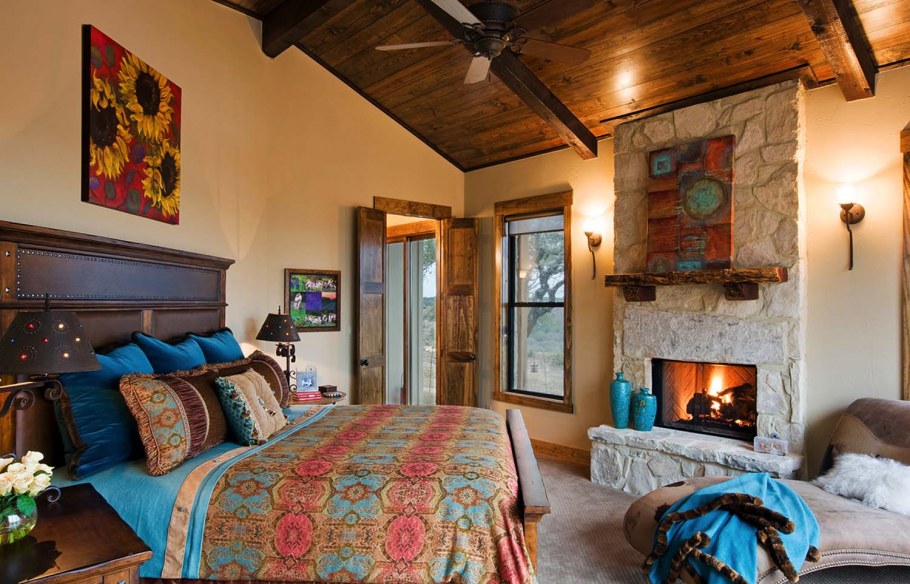 Интерьер ранчо Буша в Техасе