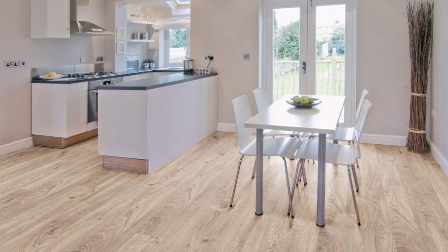 Ламинат Kronotex дуб макро светло-серый 3670 Mammut