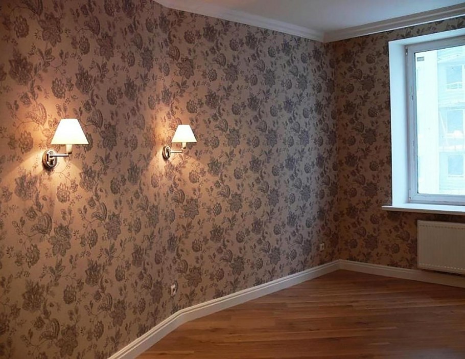 Поклейка обоев